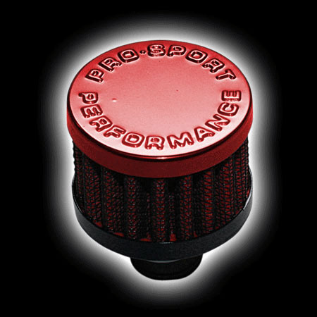 Фильтр вентиляции картерных газов, красный (D=25) 