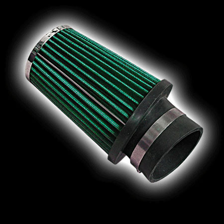Фильтр воздушный Pro.Sport Компакт угловой (закрытый) 115x145, зеленый/хром (D=70)