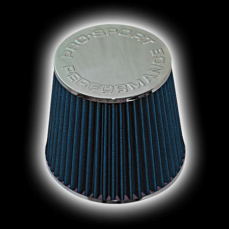 Фильтр воздушный Pro.SportFLOW, синий/хром закрытый (155x130, D=70)