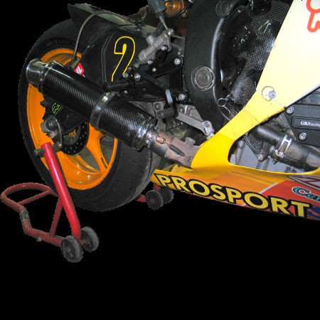 Глушитель для мотоцикла ProSport, карбон (In D=51) o89x300 длина 406mm