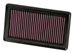 K&N Air Filter 33-2375 для VENUCIA D50 Pickup 2012 1.6L L4 F/I