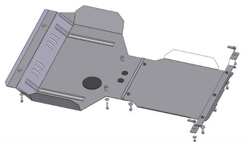 PREMIUM. Защита двигателя, КПП и радиатора для Subaru  Forester 2008-2012, V2,0