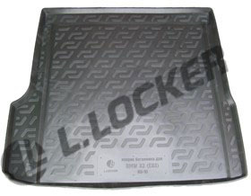 Коврик в багажник BMW X3 (E83) (03-10) (пластиковый) L.Locker
