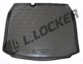 Коврик в багажник Audi A3 (08-) пластиковый L.Locker