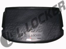 Коври в багажник Chevrolet Aveo II hatchback (11-) (пластиковый) L.Locker