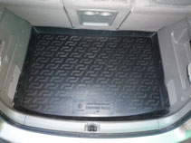 Коврик в багажник Chevrolet Rezzo минивэн (04-) (пластиковый) L.Locker