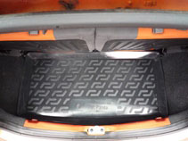 Коврик в багажник Fiat Panda (04-) (пластиковый) L.Locker