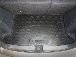 Коврик в багажник Fiat Sedici (05-) (пластиковый) L.Locker