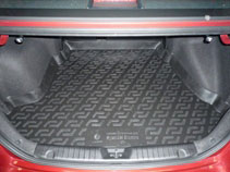 Коврик в багажник Hyundai Elantra sedan (07-) (пластиковый) L.Locker