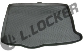 Коврик в багажник Hyundai Veloster (11-) (пластиковый) L.Locker
