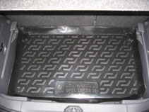 Коврик в багажник Opel Corsa hatchback (06-) (пластиковый) L.Locker