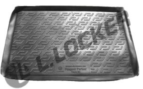 Коврик в багажник Peugeot Partner Tepee (08-) (пластиковый) L.Locker