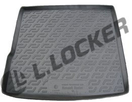 Коврик в багажник Renault Duster 2WD (10-) (пластиковый) L.Locker