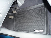 Коврики в салон Renault Kangoo (98-) передние (полимерные) L.Locker