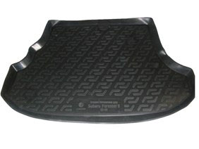 Коврик в багажник Subaru Forester II (02-08) (пластиковый) L.Locker