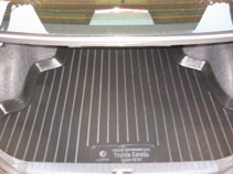 Коврик в багажник Toyota Corolla sedan (02-07) (пластиковый) L.Locker