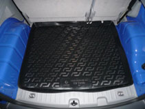 Коврик в багажник Volkswagen Caddy (04-) (пластиковый) L.Locker