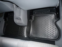 Коврики в салон Volkswagen Caddy (04-) (полимерные) L.Locker