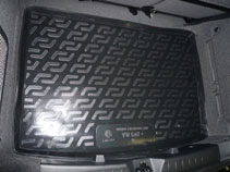 Коврик в багажник Volkswagen Golf Plus hatchback (04-) (пластиковый) L.Locker