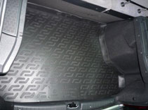 Коврик в багажник LADA Priora hatchback (пластиковый) L.Locker