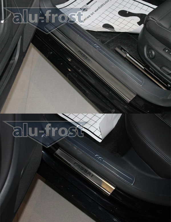Накладки на пороги Alu-Frost для VW Passat B6, CC, B7 (шт.)