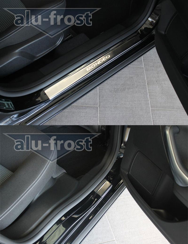 Накладки на пороги Alu-Frost для Ford Mondeo IV 2007+ (шт.)
