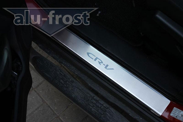 Накладки на пороги Alu-Frost для Honda CR-V III 2007+ (шт.)