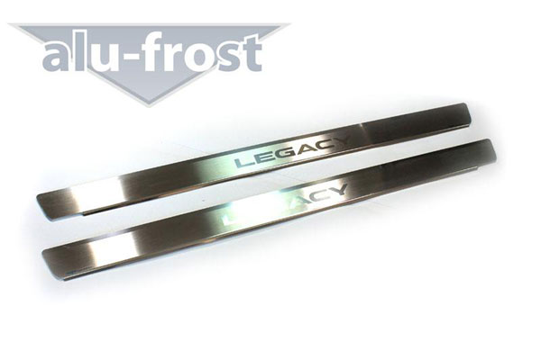 Накладки на пороги Alu-Frost для Subaru Legacy IV 2003-2009 (шт.)