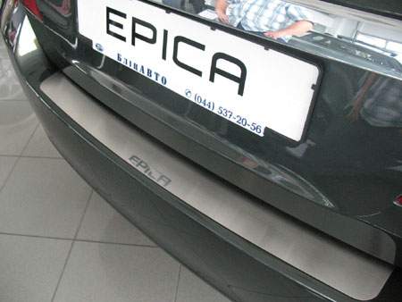 Накладка на задний бампер NataNiko для Chevrolet Epica 