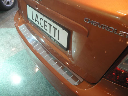 Накладка на задний бампер NataNiko для Chevrolet Lacetti 4D 