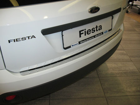 Накладка на задний бампер NataNiko для Ford Fiesta 