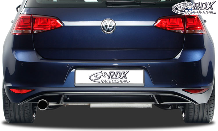 RDX Задняя накладка бампера VW Golf 7 center part