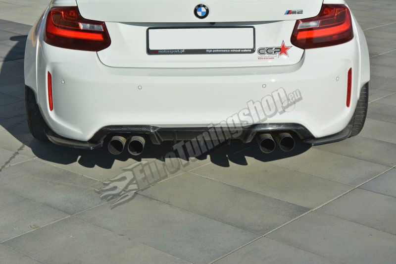 Задние боковые накладки BMW M2 F87 для моделей: 2016-...
Материал - carbon.
Производитель: Maxton Design 