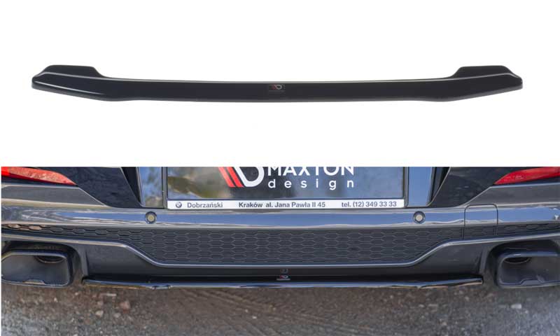 Центральный диффузор заднего бампера BMW X4 M-Pack G02 модель: 2018-...
Материал: ABS-пластик.
Производитель: Maxton Design.
За дополнительную плату возможен заказ следующих опций:
- в глянцевом исполнении (+9 евро)
- в цвете 
