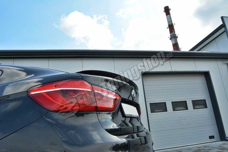 Накладка на спойлер багажника BMW X6 F16 M-pack для моделей 2014 - ...
Материал - ABS пластик.
За дополнительную плату возможен заказ следующих опций:
- в глянцевом исполнении (+15 евро)
- в цвете 