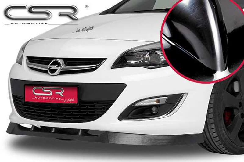 Диффузор переднего бампера Opel Astra J (2009-2012) до рейсталинга. Не подходит для версии OPC.
За дополнительную плату возможен заказ следующих опций:
- спойлер в глянцевом исполнении (+15 евро)
- спойлер в цвете 