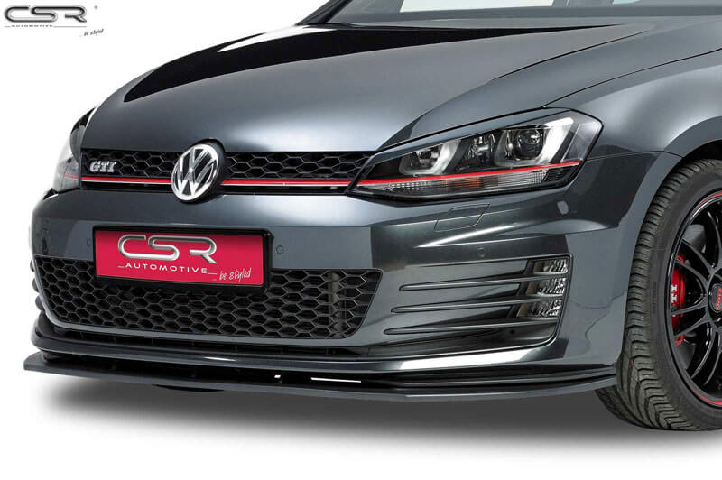 Диффузор переднего бампера Volkswagen Golf 7  GTI и GTD (2012-2017).
Материал: ABS-пластик.
За дополнительную плату возможен заказ следующих опций:
- в глянцевом исполнении (+20 евро)
- в цвете 
