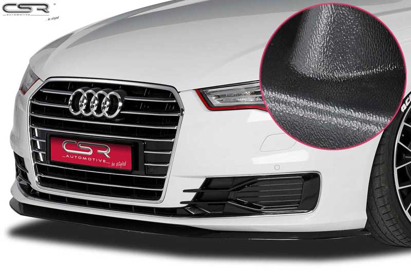 Диффузор переднего бампера Audi A6 C7 (2014-...). 
Не подходит для S6 / RS6 / S-Line
Материал - ABS пластик.
За дополнительную плату возможен заказ следующих опций:
- в глянцевом исполнении (+20 евро)
- в цвете 