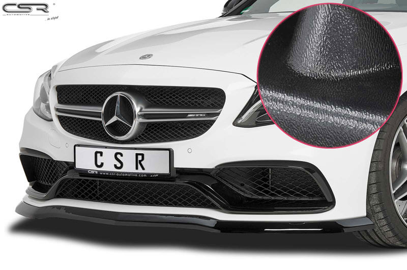 Диффузор переднего бампера Mercedes C-Class W205 S205 (2014-...) для моделей C63 AMG / C63 S AMG.
За дополнительнуй плату возможно заказать в глянцевом исполнении (+10 евро).