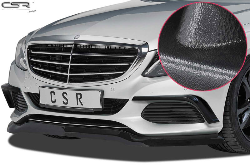 Диффузор переднего бампера Mercedes C-Class W205 S205 (2014-...) для моделей седана и Т-модели, не подходит для AMG / AMG-Line.
За дополнительнуй плату возможно заказать в глянцевом исполнении (+30 евро).