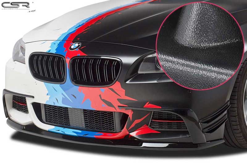 Диффузор переднего бампера BMW 5 F10/F11 с пакетом M (2010-...).
Материал: ABS. 
За дополнительную плату возможен заказ следующих опций:
- в глянцевом исполнении (+20 евро)
- в цвете 