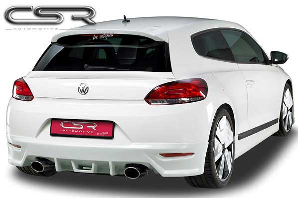 Накладка заднего бампера VW Scirocco III (2008-2014)
