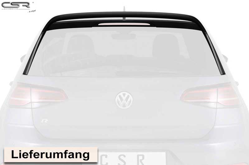 Спойлер Volkswagen VW Golf VII GTI, GTD, R и R-Line.  (2012-2019).
Не подходит для Variant.
