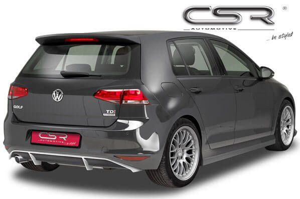 Накладка заднего бампера Volkswagen Golf 7 2012 - ...
Материал: Fiberflex