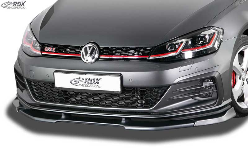 RDX Диффузор переднего бампера  VARIO-X VW Golf 7 GTI / GTD / GTE Facelift 2017+