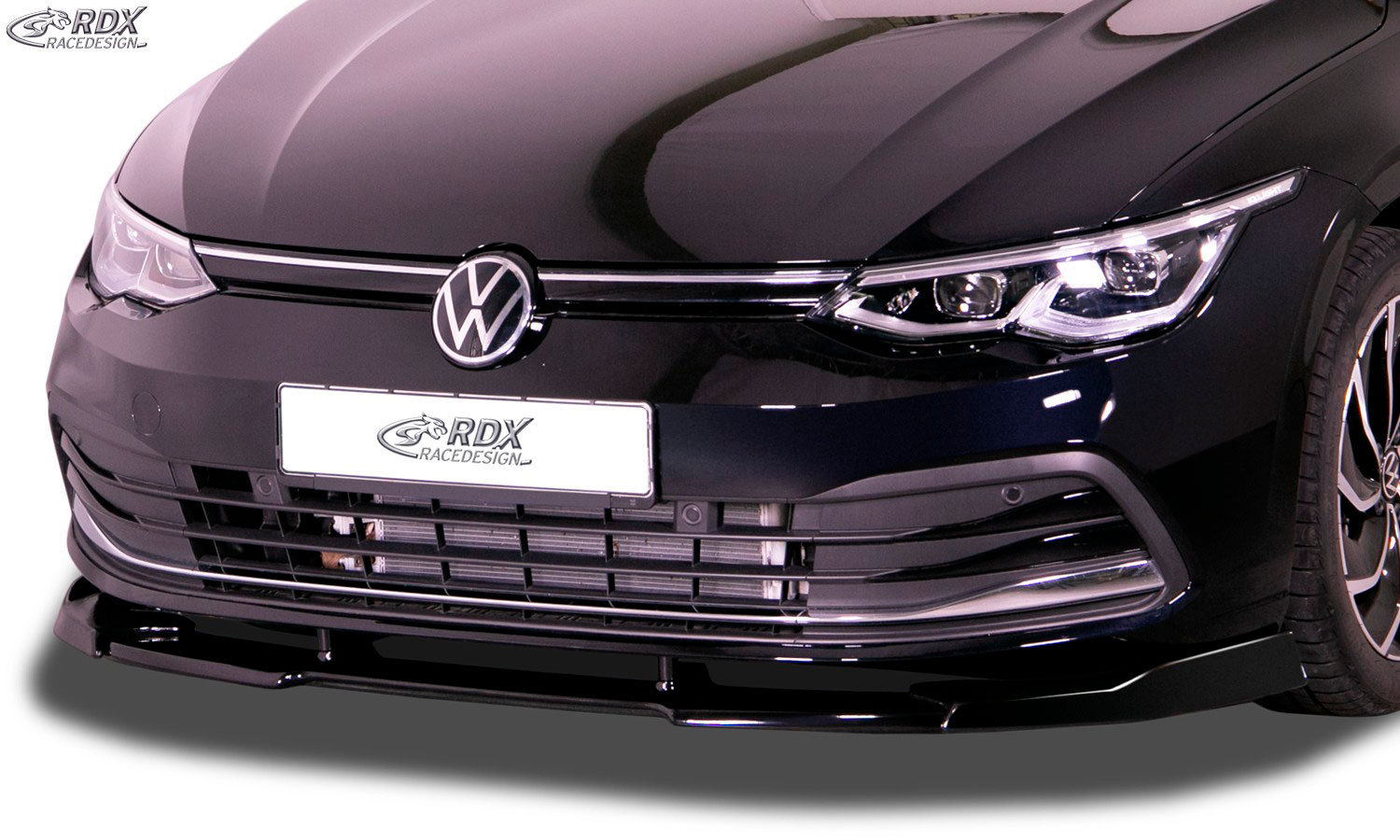 RDX Front Spoiler VARIO-X for VW Golf 8 Front Lip Splitter
