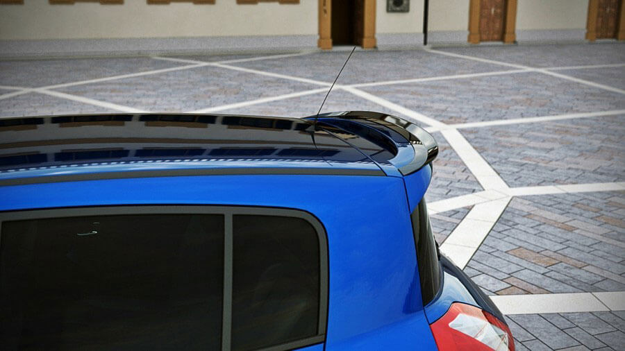 Спойлер крышки багажника Renault Megane II RS 2004 -2008.
Материал - ABS пластик, черный матовый, не требует покраски.
Производитель: Maxton Design. 
За дополнительную плату возможен заказ следующих опций:
- в глянцевом исполнении (+15 евро)
- в цвете 