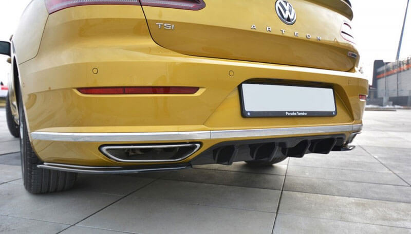 Диффузор заднего бампера Volkswagen Arteon (2017 - ...).
Материал - ABS-пластик.
Производитель: Maxton Design.
За дополнительную плату возможен заказ следующих опций:
- в глянцевом исполнении (+20 евро)
- в цвете 
