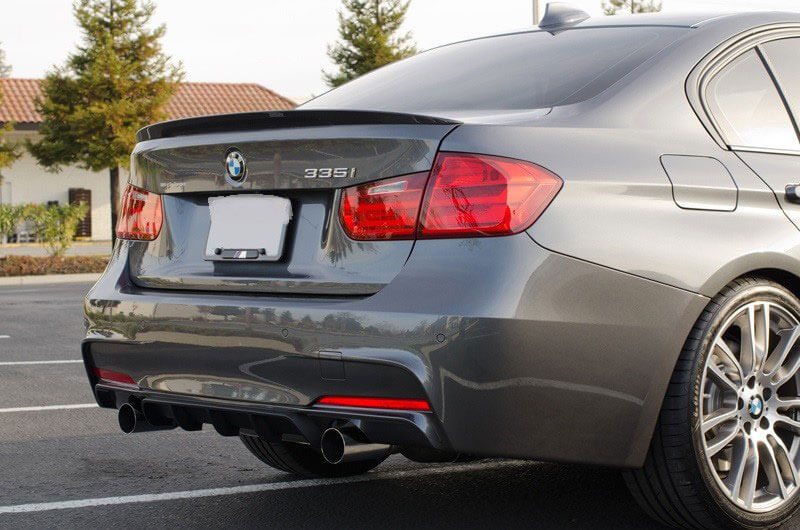 Cпойлер крышки багажника BMW F30  Performance Dynamic style для кузова Sedan/
Материал: ABS-пластик