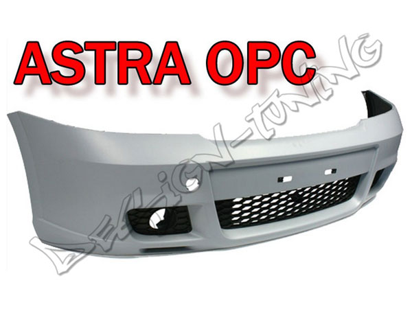 Бампер передний OPEL Astra G (1998-).OPC- стиль. Материал - ABS пластик.
